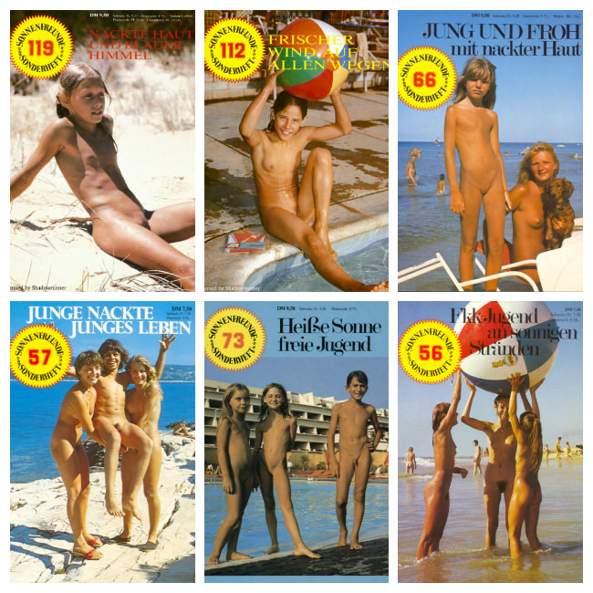 Sonnenfreunde Sonderheft Nr.56-119 retro family nudism photo magazine