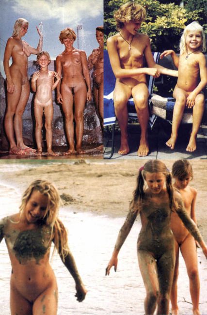 Retro naturism and nudism photo