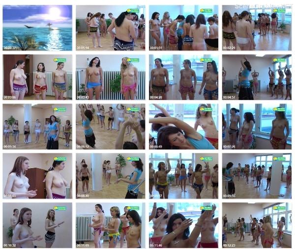 Belly dancing - nudist naked dance school