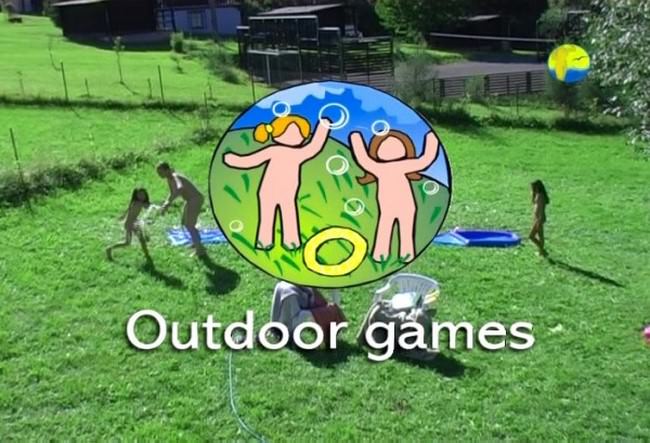 Outdoor games Naturist freedom family naturism video